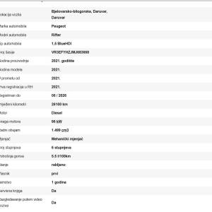 PEUGEOT RIFTER BUSINESS L2 ALLURE 1.5 BlueHDi130 S&S N1 vozilo