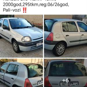 Renault Clio 1.2RN-43kw,2000god,reg:06/26god,