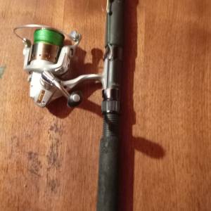 Štap za pecanje sa rolom I upredenicom.