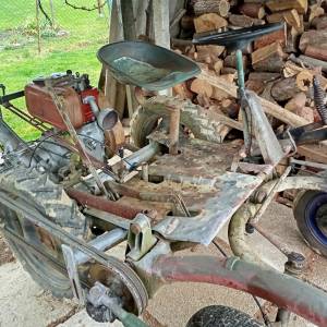 Strižna kosilica lombardini sa generalno uređenim motorom dizel