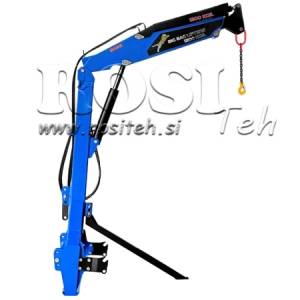 TRAKTORSKA TROTOČKOVNA DIZALICA – HIDRAULIČNA RUKA 1200 KG
