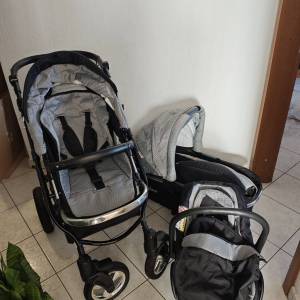 U prodaji su: Dječja kolica Kunert 3 u 1 i Kišobran kolica, kao nova ,