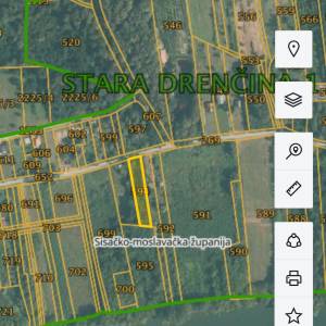 Zemljište, šuma 1603 m2,100 metara od Kupe