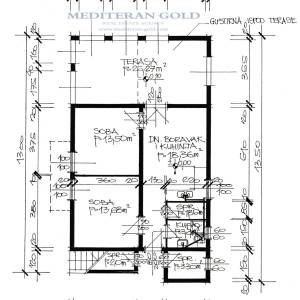 Brač, Milna samostojeća kuća, pogled