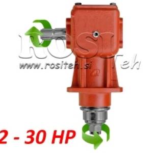 Kutni reduktor za traktorski malčer