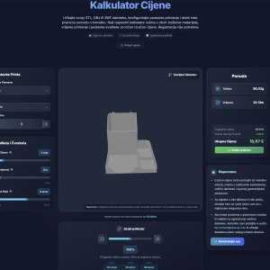 Profesionalno 3D printanje i modeliranje