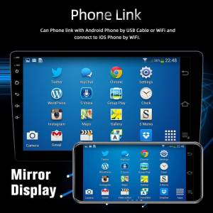 1 Din Andrioid 12 GPS WiFi Auto radio