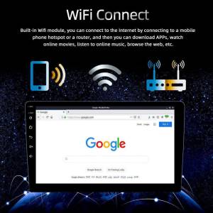1 Din Andrioid 12 GPS WiFi Auto radio