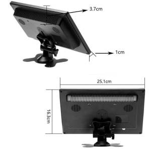 10 Inch LCD HDMI VGA RCA USB Monitor