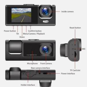 1080P FHD Auto 3x Kamera G Senzor