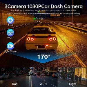 1080P FHD Auto 3x Kamera G Senzor
