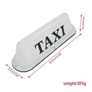 12v LED TAXI Znak 35Cm
