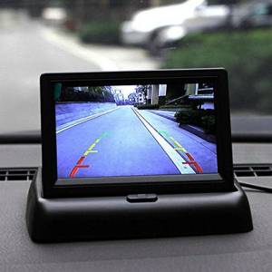 12v preklopni monitor + kamera za auto, kombi, kamion