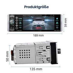 1Din Touch Screen Mirror link USB FM Bluetooth Auto radio