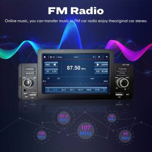 1Din Touch Screen Mirror link USB FM Bluetooth Auto radio
