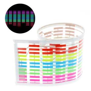 45 x 11cm Zvukom aktiviran LED Equalizer