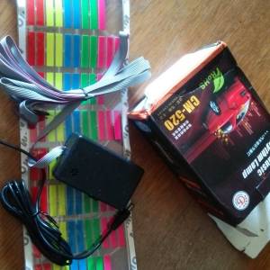 45 x 11cm Zvukom aktiviran LED Equalizer