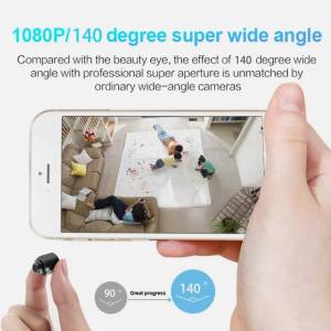 4CM Full HD 1080p WiFi Kamera Senzor pokreta Mic