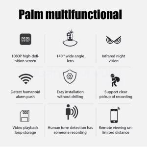 4CM Full HD 1080p WiFi Kamera Senzor pokreta Mic