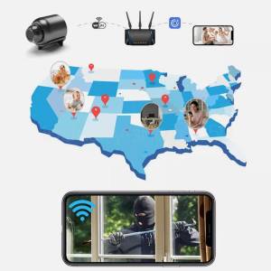 4CM Full HD 1080p WiFi Kamera Senzor pokreta Mic