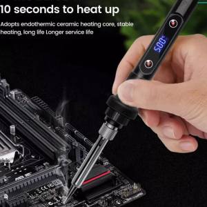 80W LCD lemilica 180-500 ℃ Keramička jezgra + ispitivač