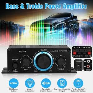 AK 170 12V Auto pojačalo 2x200w 4-16Ω