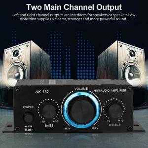 AK 170 12V Auto pojačalo 2x200w 4-16Ω