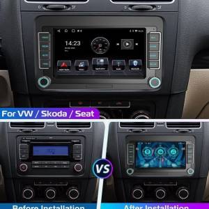 Andrioid 14 GPS WiFi radio za Volkswagen Škoda Seat