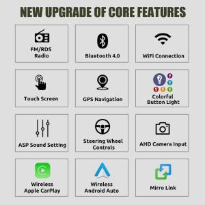 Andrioid 14 GPS WiFi radio za Volkswagen Škoda Seat