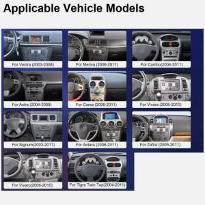 Andrioid 14 GPS WiFi za Opel Antara Astra Corsa Vectra Vivaro Zafira