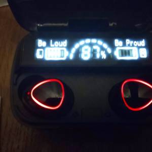 Bluetooth 5.3 bežične slušalice LED zaslon 2200Mah powerbank