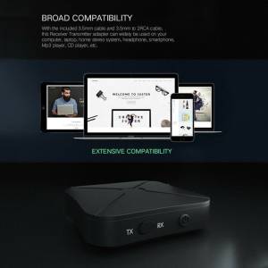 Bluetooth HiFi Audio Transmitter Receiver + kablovi