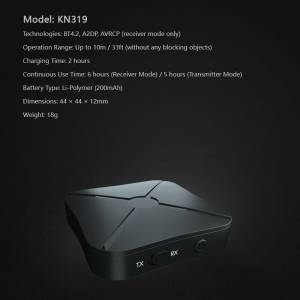 Bluetooth HiFi Audio Transmitter Receiver + kablovi