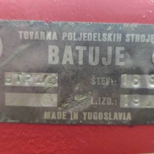 Dvobrazni plug Batuje 8 cola za traktor Tomo Vinković Iseki Kubota