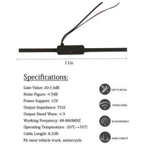 FM & AM antensko pojačalo 12v antena