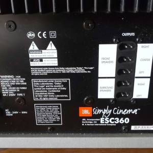 JBL Simply Cinema 5.1 ESC 360 COAX OPT RCA