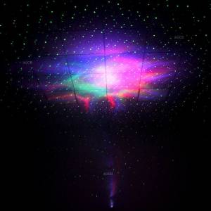 Laserski projektor zvukom aktiviran