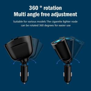 LED adapter za upaljač za automobil + 2xUSB