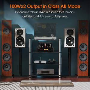 Nobsound 2.1 Vakumsko pojačalo 2x100w 4-16ohm + Daljinski