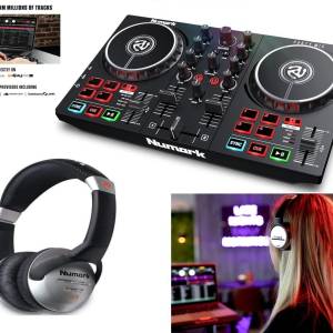 Numark II DJ Mixer sa Numark 125 DJ slušalicama