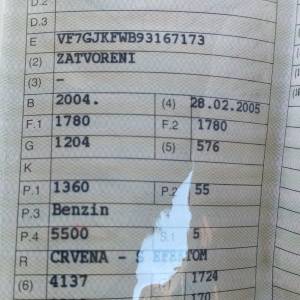 Prodajem berlinga 2005 godina registriran još 2 dana