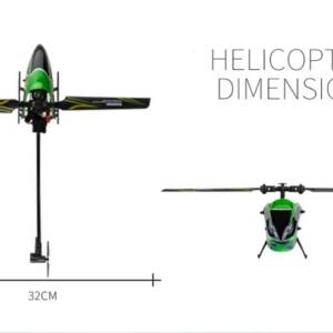 RC 2.4G Helikopter 7.4v 34CM