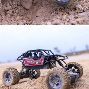 RC 4x4 Automobil na daljinski zeleni i crveni