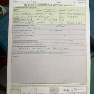 Renault Trafic T 313, kombi za preurediti u kampera ili za prevoz robe