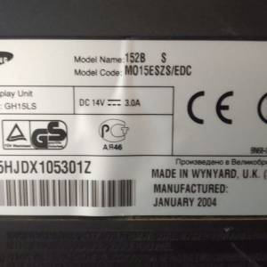 Samsung SyncMaster 152B 15inch LCD VGA Monitor