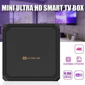 Smart TV BOX 4k Quad Core 8GB+128GB Android9