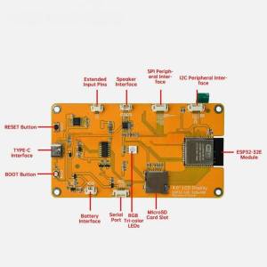 ST7796S Touch Screen ESP32 WiFi BT
