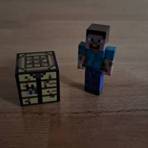 Steve i Crafting table figurice 2014 - Minecraft