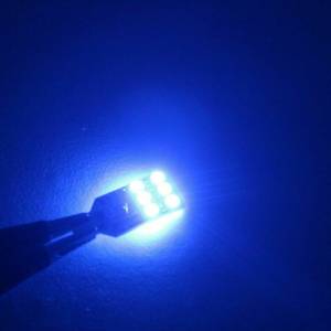 T10 RGB LED 12SMD auto žarulje s daljinskim