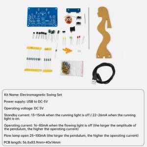 USB Elektromagnetska Ljuljačka Napravi Sam komplet